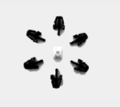 تصویر از مجموعه کامل خار جلو پنجره پراید - خورشید