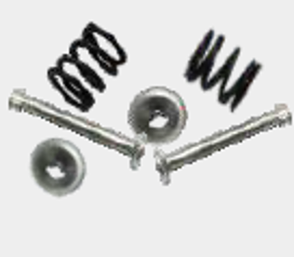 تصویر از فنر و پولک و پین نگهدارنده کفشک عقب پیکان - خورشید